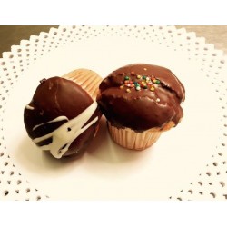Queque c/chocolate/manjar